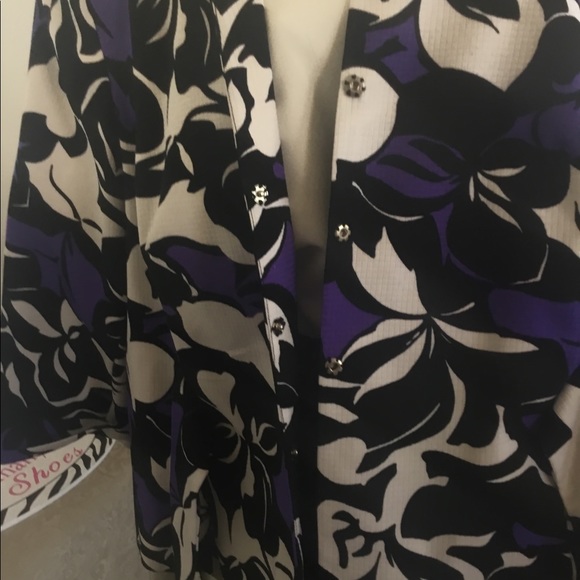 Multicolored flowered jacket - Picture 3 of 5